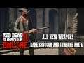 RED DEAD ONLINE - ALL NEW WEAPONS - JAWBONE KNIFE AND RARE SHOTGUN