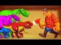Kick The Buddy 2021 - 999 Color Dinosaurs T-Rex vs Mad Jack- Crazy Troll Games