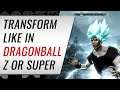 TRANSFORM with DRAGON BALL TRANSFORMATION! SKYRIM MOD!