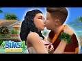 O PRIMEIRO BEIJO DE MOANA - Sereia Adolescente #39 - The Sims 4 Ilhas Tropicais