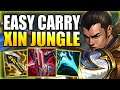 HOW TO PLAY XIN ZHAO JUNGLE & CARRY TO CLIMB EASILY! - Best Build/Runes Guide - League of Legends