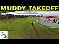 SLIPPERY & MUDDY Jungle Runway Takeoff