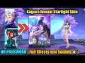 Kagura Water Lily Annual Starlight Skin Script | 2 Skin Replacement | NO PASSWORD