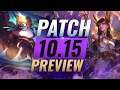 NEW PATCH PREVIEW: Upcoming Changes List for Patch 10.15 - League of Legends Season 10