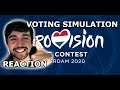 VOTING SIMULATION EUROVISION 2020 | WORLDVISION SONG CONTEST EDITION