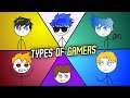6 TYPES OF GAMERS | ANIMATED PARODY