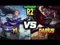 4 Level Master yi VS Darius Round 2