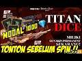 SPIN TITAN DICE M1014 P90 ATTACK ON TITAN EVENT TERBARU FREE FIRE