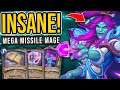 THE BEST MAGE DECK!? MEGA MISSILE MAGE! - Scholomance Academy - Hearthstone