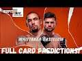 UFC FIGHT NIGHT WHITTAKER VS. GASTELUM FULL CARD BREAKDOWN + PREDICTIONS!