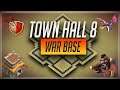 Clash of Clans Town Hall 8 War Base 2021 With Link | CoC Th8 Anti-Drag/Anti-hog/Anti-Gowipi War Base