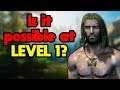 Can You Beat Skyrim as a Level 1?