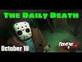 Friday the 13th Killer Puzzle! The Daily Death October 18 2021! Aqua Jason With Golden Sickle