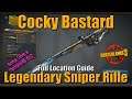 Borderlands 3 | The Cocky Bastard | Legendary Sniper Rifle | Full Location Guide | Wedding DLC