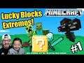 Lucky Blocks en Minecraft | Primera Vez en Lucky Blocks Extremos | Juegos Karim Juega