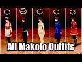 Persona 5 Royal - All Makoto Outfits Showcase (Including All DLC)