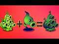 Plants vs Zombies 2 fusión - Vaina + Lanzaguisantes Sombrio