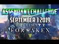 Ascendant Challenge September 3 2019 Guide Solo | Destiny 2 | Eggs & Lore Locations | Time Trial