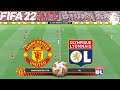 FIFA 22 | Manchester United vs Lyon - UEL UEFA Europa League - Full Gameplay