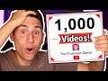 I MADE 1,000 VIDEOS ON YOUTUBE!