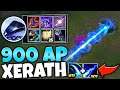 OMG! ONE Q DOES HOW MUCH DAMAGE?! WHEN XERATH GETS 900+ AP! - League of Legends