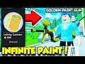 I Got The INFINITY CANISTER And GOLDEN PAINTBALL GUN In Paint Simulator AND IT'S INSANE!! (Roblox)