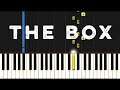 Roddy Ricch - The Box [Piano Tutorial]