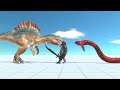 SPINOSAURUS & TITANOBOA vs EVERY UNIT - Animal Revolt Battle Simulator