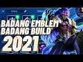 BADANG EMBLEM AND BUILD SET 2021 | TOP GLOBAL BADANG BEST BUILD 2021 - Shoryukin Gaming
