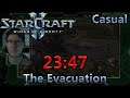 The Evacuation on Casual in 23:47 - StarCraft 2: Wings of Liberty - Speedrun