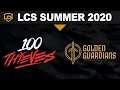 100 vs GG - LCS 2020 Summer Split Week 4 Day 1 - 100 Thieves vs Golden Guardians