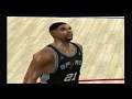 NBA 2K3 Season mode - San Antonio Spurs vs Denver Nuggets