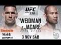 CHRIS WEIDMAN X JACARÉ SOUZA - 03/11/2018 - UFC 230 - Simulação da Luta - UFC 2