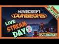 Let's Play Minecraft Dungeons - Live Stream Gameplay DAY 2
