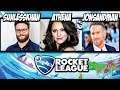 SunlessKhan, Jonsandman, and Athena play Rocket League