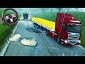 VIAGEM COM MUITOS BURACOS no BRASIL!!! - Euro Truck Simulator 2 + G27