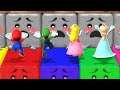 Mario Party 10 MiniGames - Mario Vs Luigi Vs Peach Vs Daisy (Master Difficulty)