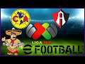 Testando o Efootball 2022 de PS2 com liga Mexicana! Um otimo gramado! Game Incrivel!America vs Atlas