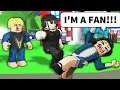 I pretended to be a ROBLOX CELEBRITY and hired a security guard...