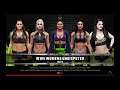 WWE 2K19 Paige VS Billie,Ivory,Maryse,Logan 5-Diva Tables Elm. Match WWE Women's Undisputed Title