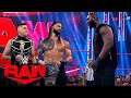 WWE July 22, 2021 - Roman reigns,Dominik Mysterio vs. Omos Jordan Omogbehin : Monday Night Raw 2021