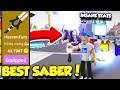 I GOT THE MOST EXPENSIVE FURY SABER AND INSANE CHRISTMAS PETS IN SABER SIMULATOR UPDATE!! (Roblox)