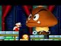New Super Mario Bros. DS - 100% Walkthrough Part 5 No Commentary Gameplay - Mega Goomba Boss Fight