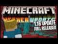 MINECRAFT NETHER UPDATE IS RELEASED!! *1.16 UPDATE OUT NOW!!*