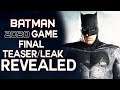 Batman 2020 Game | Today IS THE DAY! New Leak & BIG Teaser AGAIN