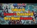 Fallout 76 | Season 4 Data Mined Rewards + New Daily Ops Rewards