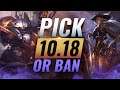 OP PICK or BAN: BEST Builds For EVERY Role - League of Legends Patch 10.18