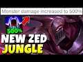 ZED JUNGLE NOW DOES 500% DAMAGE TO CAMPS?? This Is Insanely Broken. - League of Legends