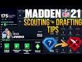 How To DOMINATE Your Madden 21 Drafts! | Madden 21 Franchise Scouting and Drafting Tips