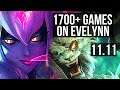 EVELYNN vs RENGAR (JUNGLE) | 1700+ games, 1.8M mastery, 7/2/13, Dominating | EUW Master | v11.11